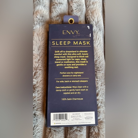 ENVY SLEEP MASK - Picture 2 of 5